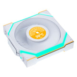 Lian Li UNI FAN SL Wireless LCD 120 Computerkabinet Ventilator 12 cm Hvid 3 stk