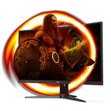 AOC G2 C27G2E/BK computerskærm 68,6 cm (27") 1920 x 1080 pixel Fuld HD Sort, Rød