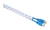 Neomounts ADS06-141WH kabelorganisator Skrivebord Kabelmuffe Hvid 1 stk