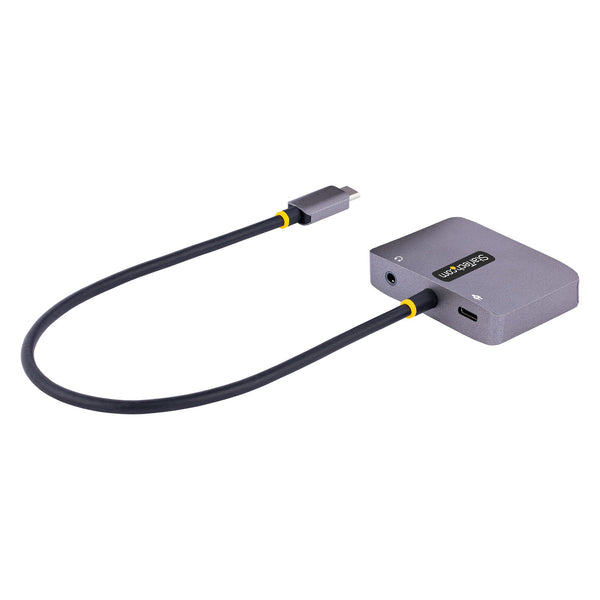 StarTech.com 122-USBC-HDMI-4K-VGA USB grafisk adapter 3840 x 2160 pixel Grå