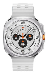 Samsung Galaxy Watch Ultra 3,81 cm (1.5") AMOLED 47 mm Digital 480 x 480 pixel Berøringsskærm 4G Titanium, Hvid Wi-Fi GPS (satellit)
