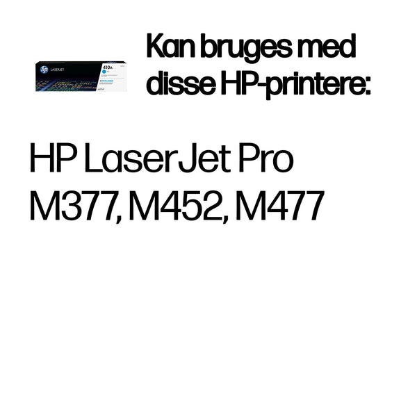 HP Original 410A LaserJet-tonerpatron, cyan