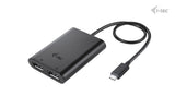i-tec C31DUAL4K60DP USB grafisk adapter 7680 x 4320 pixel Sort