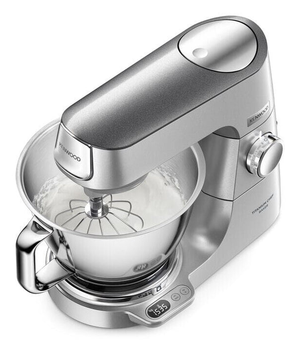 Kenwood KVC85.124SI foodprocessor 1200 W 5 L Sølv Indbyggede vægte