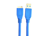 Prokord USB-0056 USB-kabel USB 3.2 Gen 1 (3.1 Gen 1) 3 m USB A Micro-USB B Blå