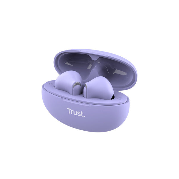 Trust Yavi Headset True Wireless Stereo (TWS) I ørerne Opkald/musik USB Type-C Bluetooth Lilla