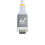 StarTech.com CC3M20GUSB4CXW USB-kabel USB4 Gen 2x2 3 m USB C 20 Gbit/sek. 60 W Hvid