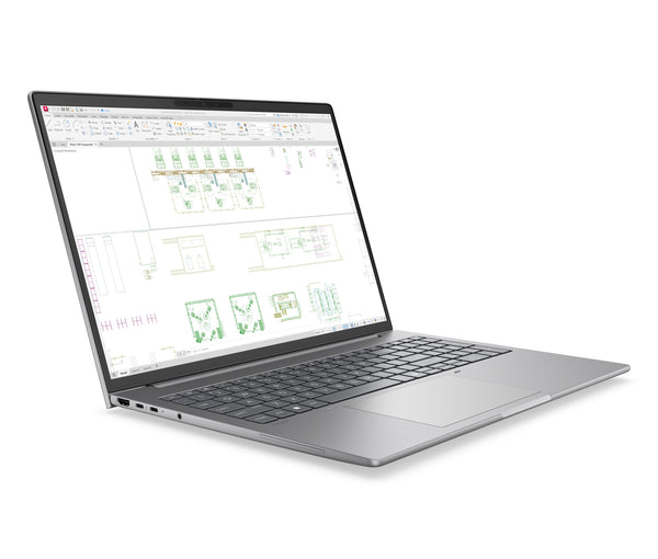 HP ZBook 8 G2i 16 Copilot+ PC Intel Core Ultra X7 358H Mobil workstation 40,6 cm (16") WUXGA 32 GB LPDDR5x-SDRAM 512 GB SSD Wi-Fi 7 (802.11be) Windows 11 Pro AI Workstation, AI PC Sølv