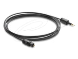DeLOCK 90920 lydkabel 2 m Toslink Mini-TOSLINK Sort