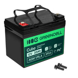 Green Cell AGM12V33AH-J UPS batteri Blybatterier (VRLA) 12 V 33 At