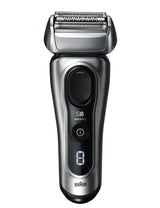 Braun Series 8 8567cc Folie shaver Trimmer Sort, Sølv