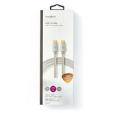 Nedis CCTB60800AL20 USB-kabel USB 2.0 2 m USB C 0,48 Gbit/sek. Sølv