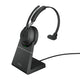 Jabra Evolve2 65 Headset Trådløs Kontor/Callcenter USB Type-A Bluetooth Opladningsstativ Sort