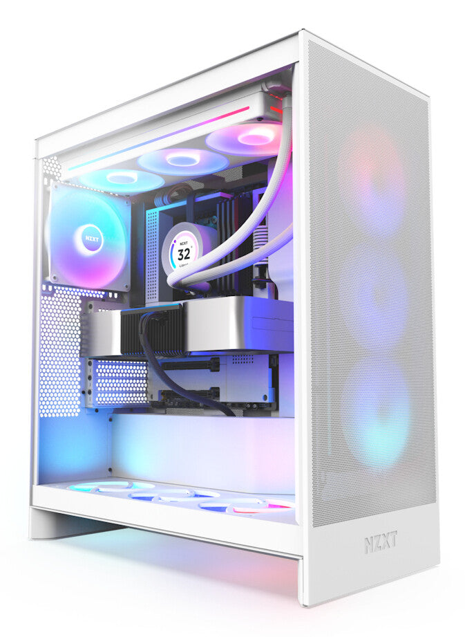 NZXT H7 Flow RGB Midi Tower Hvid