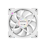 Montech RX120 PWM Processor Ventilator 12 cm Hvid 1 stk