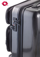 TROIKA LUG02/CB bagage Trolley Hård skal Grå 47 L Acrylonitrilbutadienstyren, Nylon, Polykarbonat (PC)