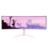 Arozzi Nova 49” Curved computerskærm 124,5 cm (49") 5120 x 1440 pixel Dual QHD LED Lyserød