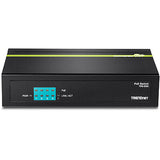 Trendnet TPE-S50 netværksswitch Ikke administreret L2 Fast Ethernet (10/100) Strøm over Ethernet (PoE) Sort