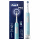 Oral-B Pro 1 Sensitive Clean Voksen Roterende, pulserende tandbørste Blå