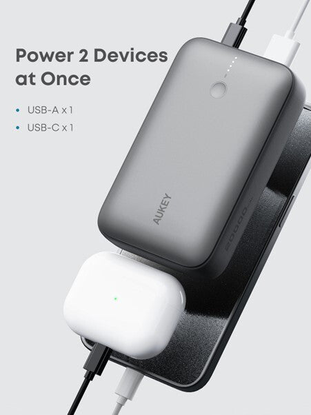 AUKEY PB-Y57 powerbank Lithium 20000 mAh Grå