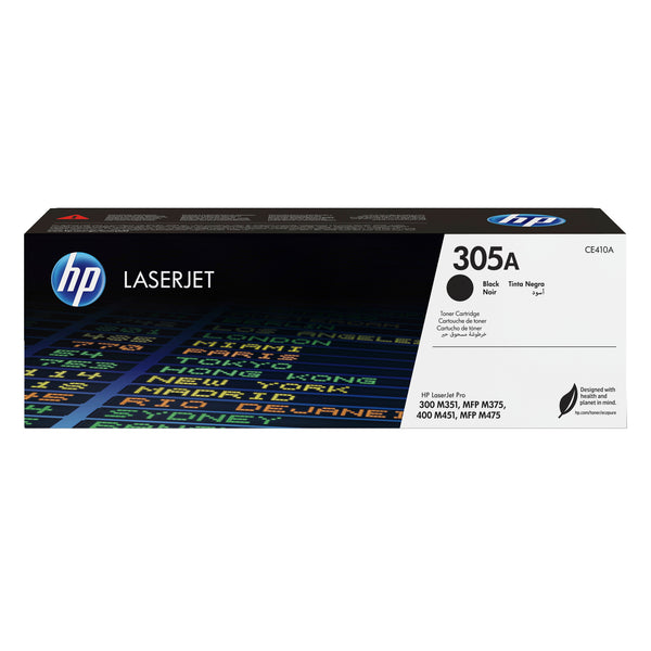 HP Original 305A LaserJet-tonerpatron, sort