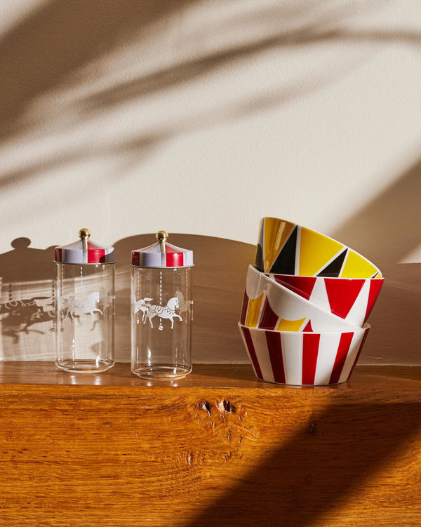 Alessi Circus Flerfarvet, Transparent 0,15 L Krydderikrukke