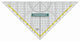 Linex 2632 45° trekant Akryl Transparent 1 stk