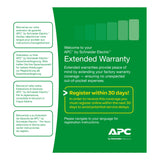 APC WBEXTWAR1YR-AC-07 garanti- & supportudvidelse 1 År
