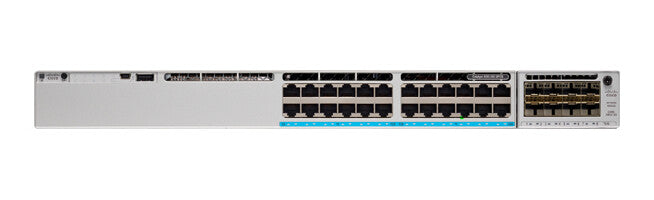 Cisco Catalyst C9300L-24UXG-4X-A netværksswitch Administreret L2/L3 10G Ethernet (100/1000/10000) Strøm over Ethernet (PoE) 1U Grå