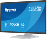 iiyama ProLite T2452MSC-W1AG computerskærm 61 cm (24") 1920 x 1080 pixel Fuld HD LED Berøringsskærm Hvid