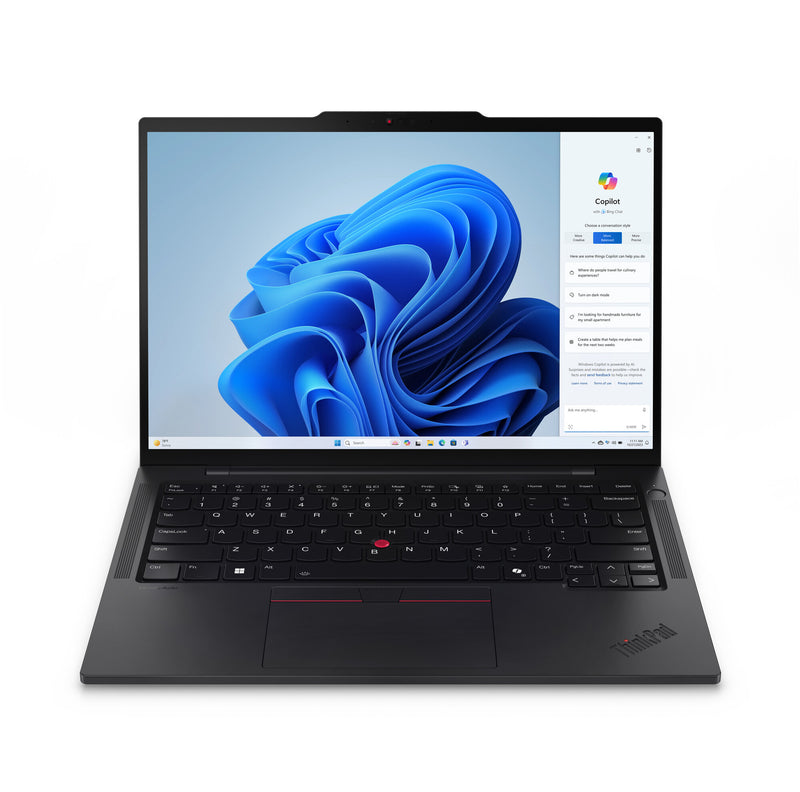 Lenovo ThinkPad T14s Gen 5 Intel Core Ultra 7 155U Laptop 35,6 cm (14") WUXGA 16 GB LPDDR5x-SDRAM 512 GB SSD Wi-Fi 6E (802.11ax) Windows 11 Pro Nordisk Sort