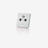Fuba GAD 300 stikkontakt SAT + TV + Radio Hvid