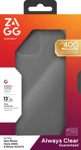 ZAGG Crystal Palace mobiltelefon etui 15,5 cm (6.1") Cover Transparent