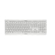 CHERRY KW 3000 tastatur Universel RF trådløst QWERTZ Tysk Hvid
