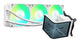 TRYX Panorama SE ARGB 360 Processor Alt-i-en væskekøler 12 cm Hvid 1 stk