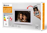 Denver PFF-1012 digital fotoramme Hvid 25,6 cm (10.1") Berøringsskærm Wi-Fi