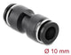 DeLOCK 60741 luftfittings og stik Sort Metal, Plast Indvendigt gevind 1 stk