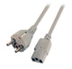 EFB Elektronik EK508.5 el-ledning Grå 5 m Strømstik type F C13 forbinder