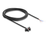 DeLOCK 91864 fotoelektrisk sensor Sort Polykarbonat (PC), Acrylonitrilbutadienstyren