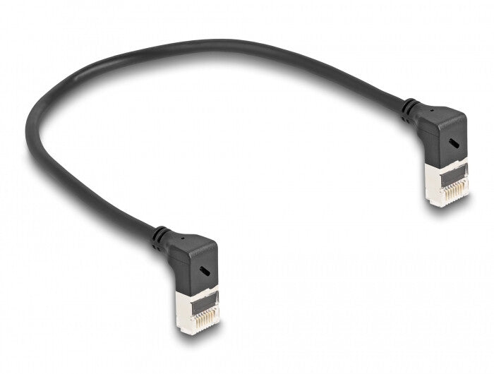 DeLOCK 80279 netværkskabel Sort 0,25 m Cat6a S/FTP (S-STP)