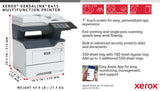 Xerox VersaLink B415, A4-format, 47 sider/min, dupleks kopiering/udskrivning/scanning/fax, PS3, PCL5e/6, 2 magasiner, i alt 650 ark