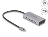 DeLOCK 64235 interface hub USB Type-C 10000 Mbit/s Grå