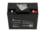 Extralink AKUMULATOR BATTERY ACCUMULATOR AGM 12V 18AH - Batterie - 18.000 mAh Blybatterier (VRLA) 13,5 V 18 At