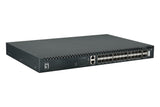 LevelOne XQS-3126 netværksswitch Administreret L3 Sort