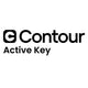 Contour Design Active Key AK-C4110 tastatur Industriel USB Tysk Sort