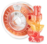 Spectrum Filaments 81017 3D print materiale Polymælkesyre (PLA), Silke Rød 1 kg