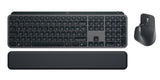 Logitech Master MX Keys Combo for Bussiness tastatur Mus inkluderet Kontor RF trådløs + Bluetooth AZERTY Fransk Grafit