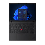 Lenovo ThinkPad T14 Gen 6 (Intel) Intel Core Ultra 7 255U Laptop 35,6 cm (14") WUXGA 64 GB DDR5-SDRAM 1 TB SSD Wi-Fi 6E (802.11ax) Windows 11 Pro Tysk Sort