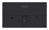 MSI PRO MP165DE E6 Bærbart tv og skærm Bærbar skærm Sort 39,6 cm (15.6") LED 1920 x 1080 pixel