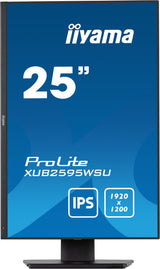 iiyama ProLite XUB2595WSU-B5 computerskærm 63,5 cm (25") 1920 x 1200 pixel WUXGA LED Sort